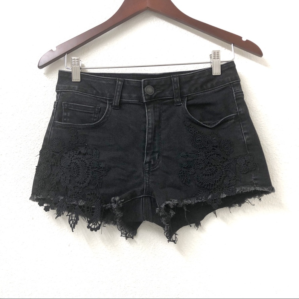American Eagle distressed shorts